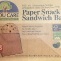 Paper snack and sandwich bags